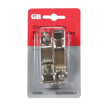 Gb Gardner Bender 30 amps Battery Charging Clips 2 pk 14-530